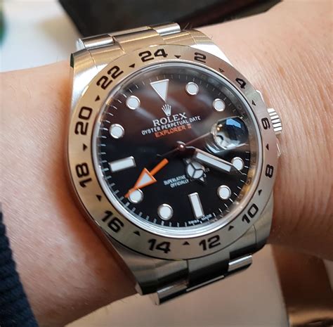 rolex explorer ii black